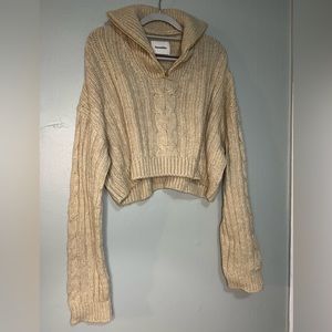 Nanushka Eria cropped wool sweater
